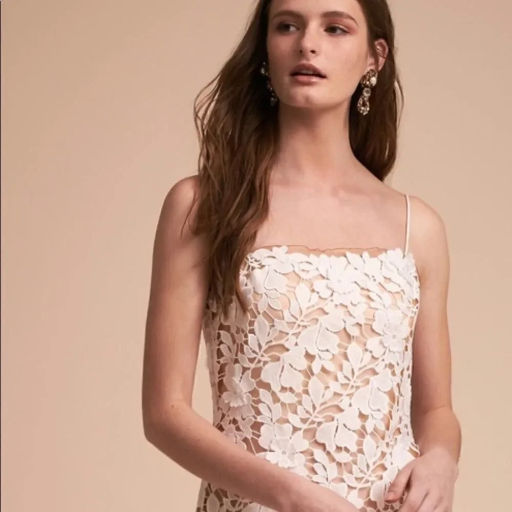 BHLDN White Lace Palmetto Dress